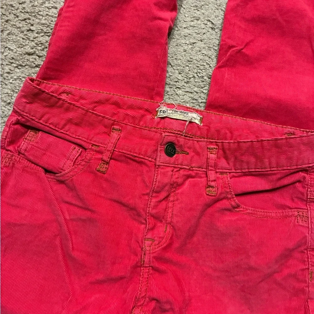 Free People pink jeans